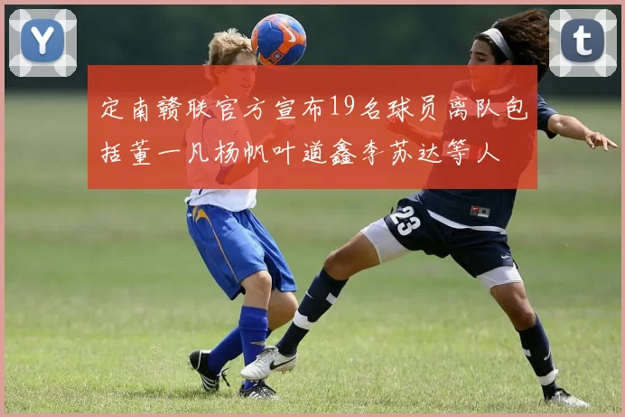 定南赣联官方宣布19名球员离队包括董一凡杨帆叶道鑫李苏达等人